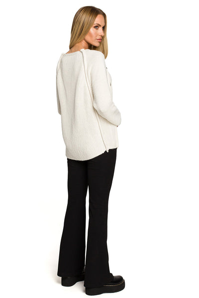 Jasbeer női pulóver, Fehér 2