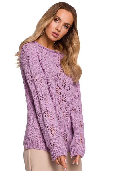 Keren női pulóver, Lila 3
