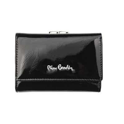 Pierre Cardin | GPD095 valódi bőr női pénztárca, Fekete - RFID védelemmel 1