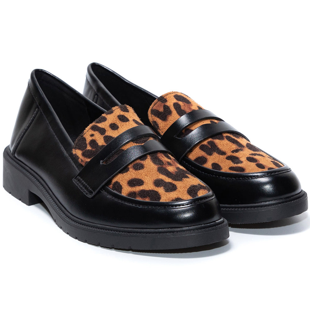 Zaley női cipő, Fekete/Narancssárga 2