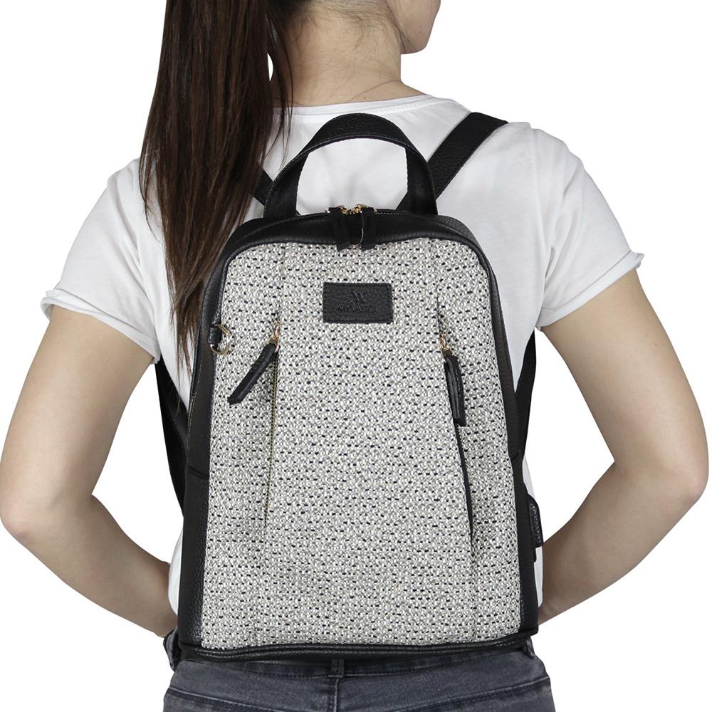 Myvalice | ASR-RD009 női hátizsák, Fekete/Bézs 2