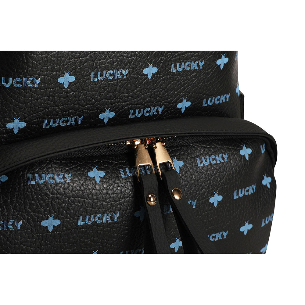 Lucky Bees | ASR-RD018 női hátizsák, Fekete 4