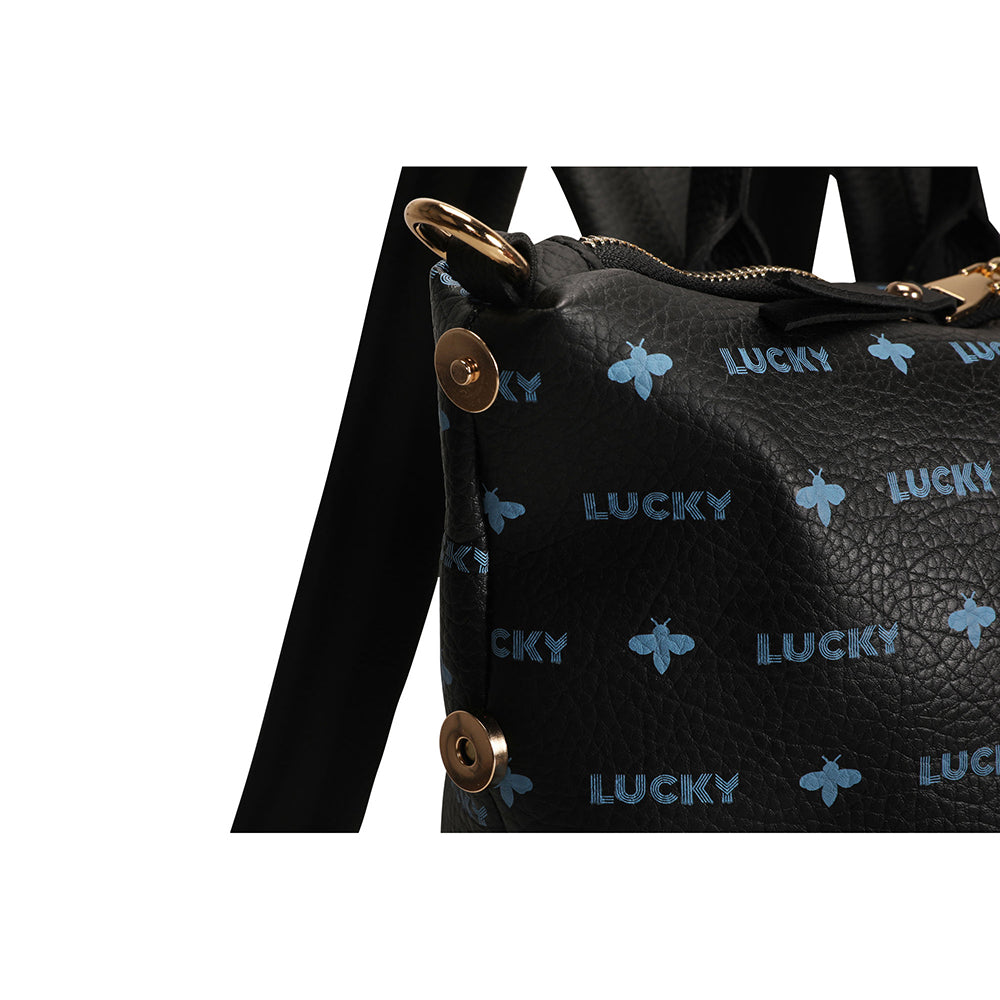 Lucky Bees | ASR-RD018 női hátizsák, Fekete 7