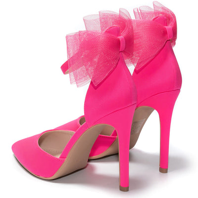 Abriana magassarkú cipő, Rózsaszín 4