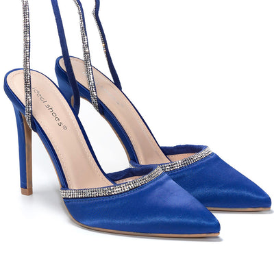 Abriella magassarkú cipő, Kék 2