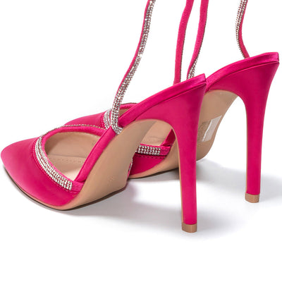 Abriella magassarkú cipő, Rózsaszín 4