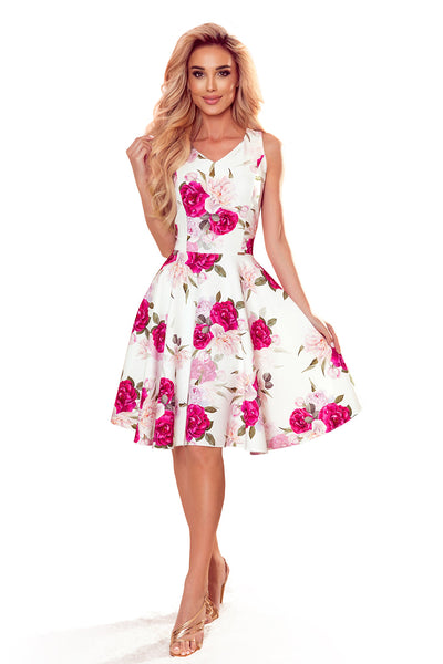 Addison női ruha, Fehér/Rózsaszín 1