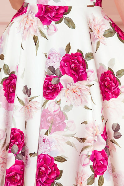 Addison női ruha, Fehér/Rózsaszín 9