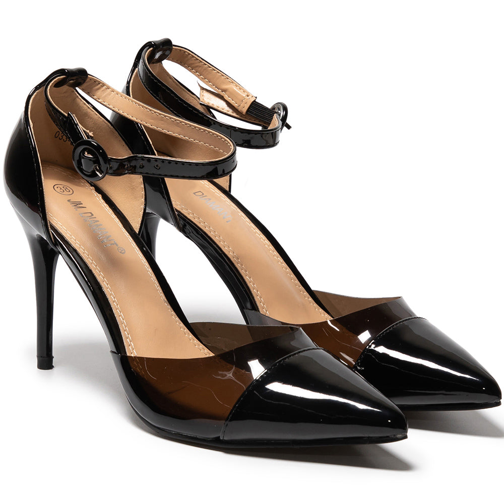 Adelie magassarkú cipő, Fekete 2
