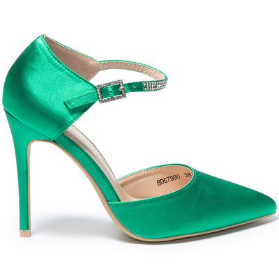Adiela magassarkú cipő, Zöld 3