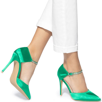 Adiela magassarkú cipő, Zöld 1