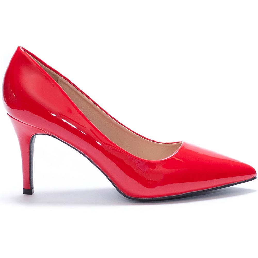 Alivia magassarkú cipő, Piros 3