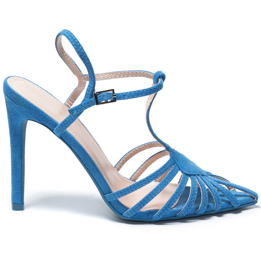 Aralyn magassarkú cipő, Kék 3