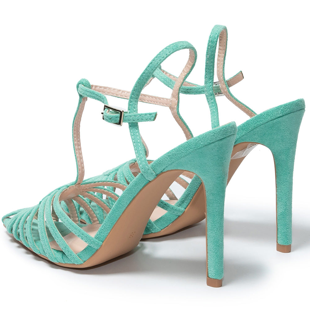 Aralyn magassarkú cipő, Zöld 4