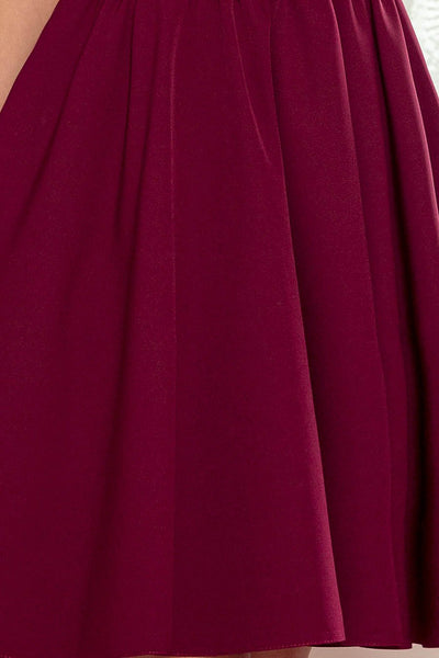 Ayanna női ruha, Burgundy színű 9