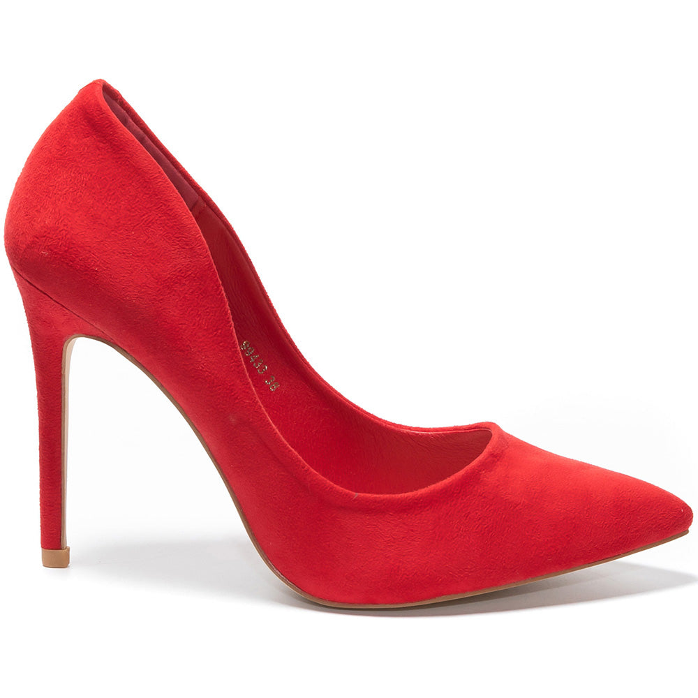 Bernyce magassarkú cipő, Piros 3