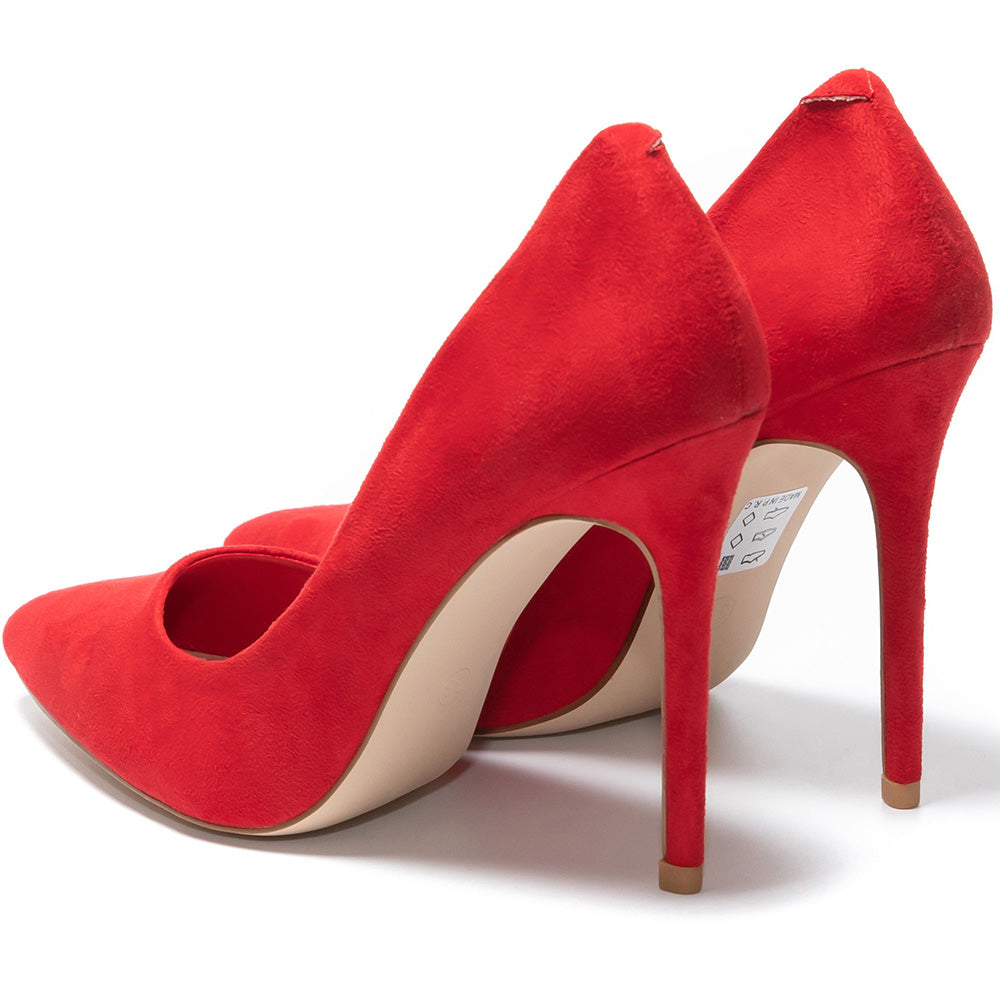 Bernyce magassarkú cipő, Piros 4