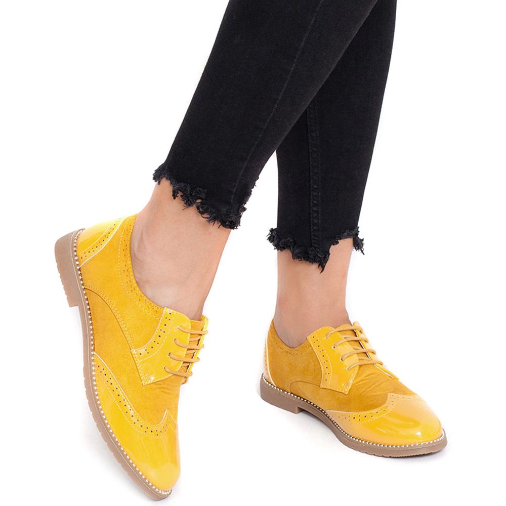 Blossy női cipő, Sárga 1