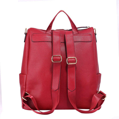 Camilla női hátizsák / táska, Burgundy színű 8