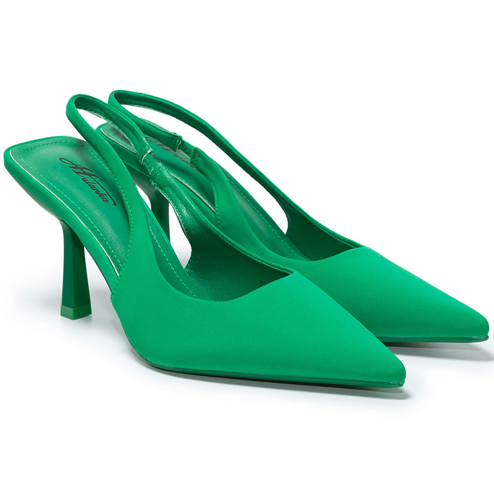 Celerina magassarkú cipő, Zöld 2