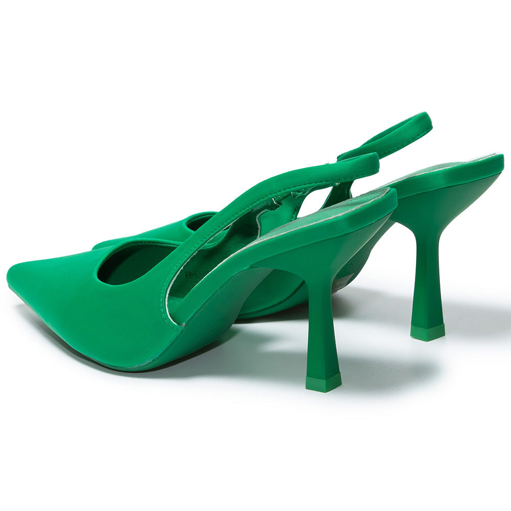 Celerina magassarkú cipő, Zöld 4