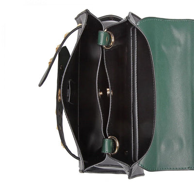 Cici női táska, Fekete/Zöld 4