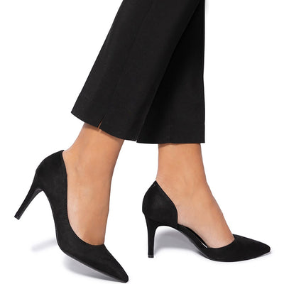 Clorinda magassarkú cipő, Fekete 1