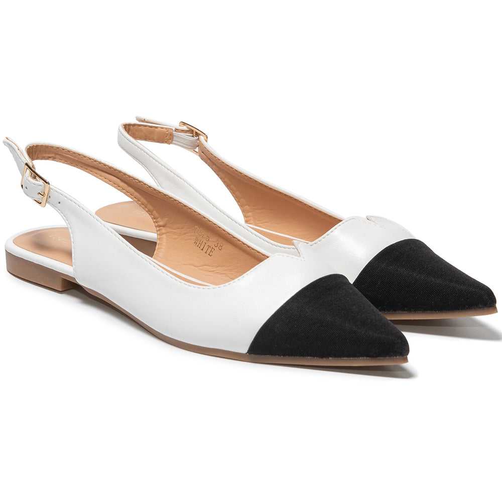 Corrada női cipő, Fehér/Fekete 2