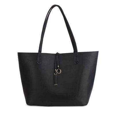 Crissa női táska, Fekete/Burgundy színű 2