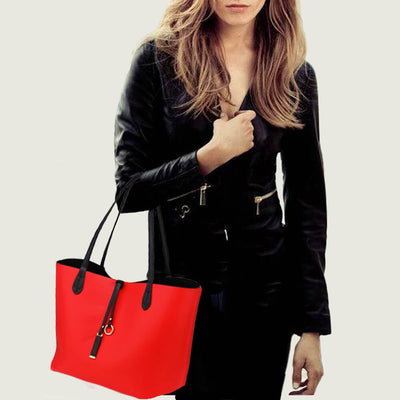 Crissa női táska, Fekete/Piros 7