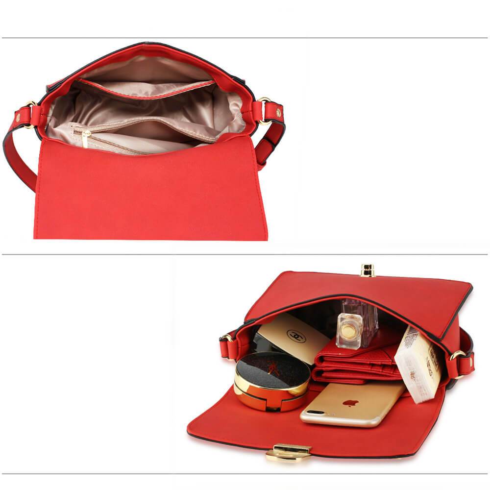 Cynthia női táska, Piros 2