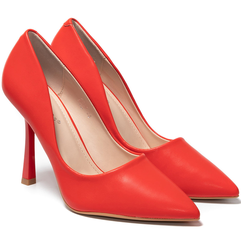 Daerita magassarkú cipő, Piros 2