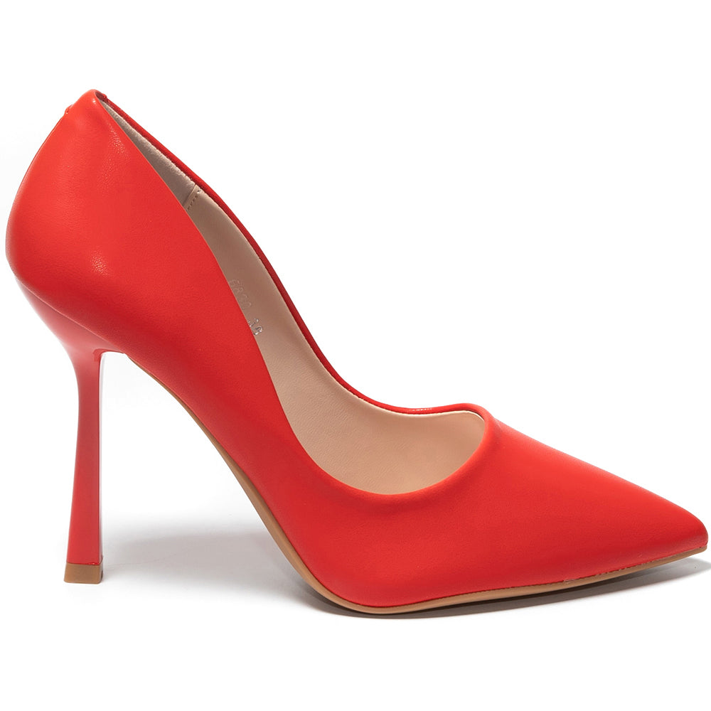 Daerita magassarkú cipő, Piros 3
