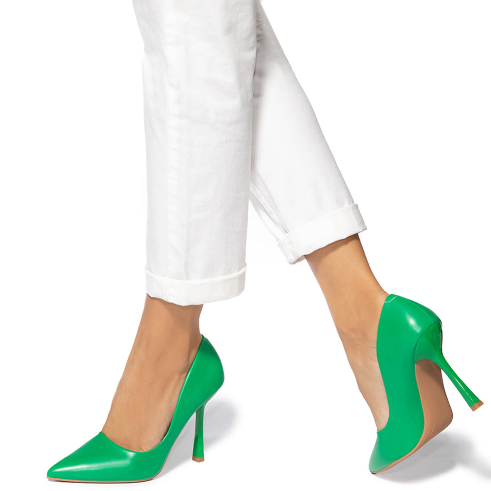 Daerita magassarkú cipő, Zöld 1
