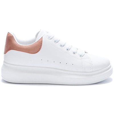 Daphne női sportcipő, Fehér/Rózsaszín 3