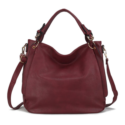 Davina női táska, Burgundy színű 1