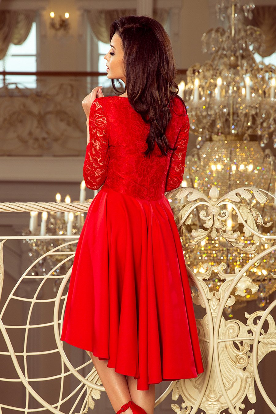 Dottie női ruha, Piros 5