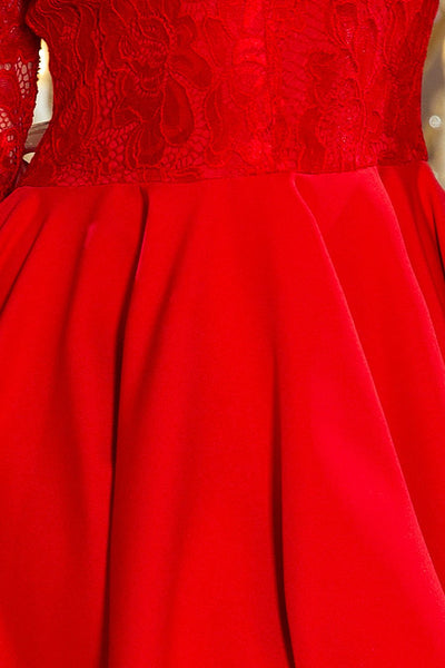 Dottie női ruha, Piros 6