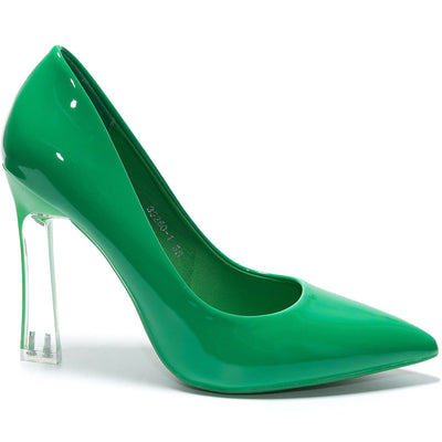 Dotty magassarkú cipő, Zöld 3