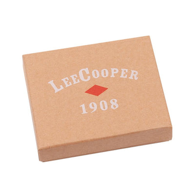 Lee Cooper | EF-POB004 valódi bőr férfi kártyatartó, Fekete 5