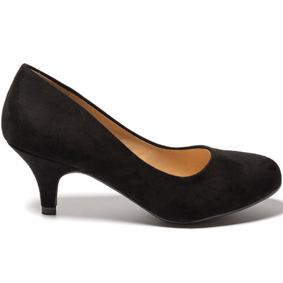 Eliora magassarkú cipő, Fekete 3