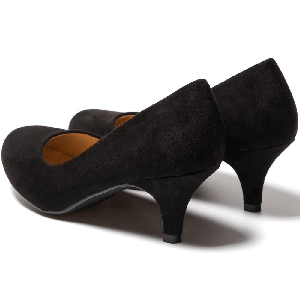 Eliora magassarkú cipő, Fekete 4