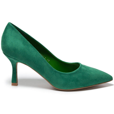 Faenona magassarkú cipő, Zöld 3