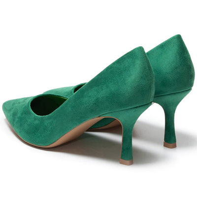 Faenona magassarkú cipő, Zöld 4