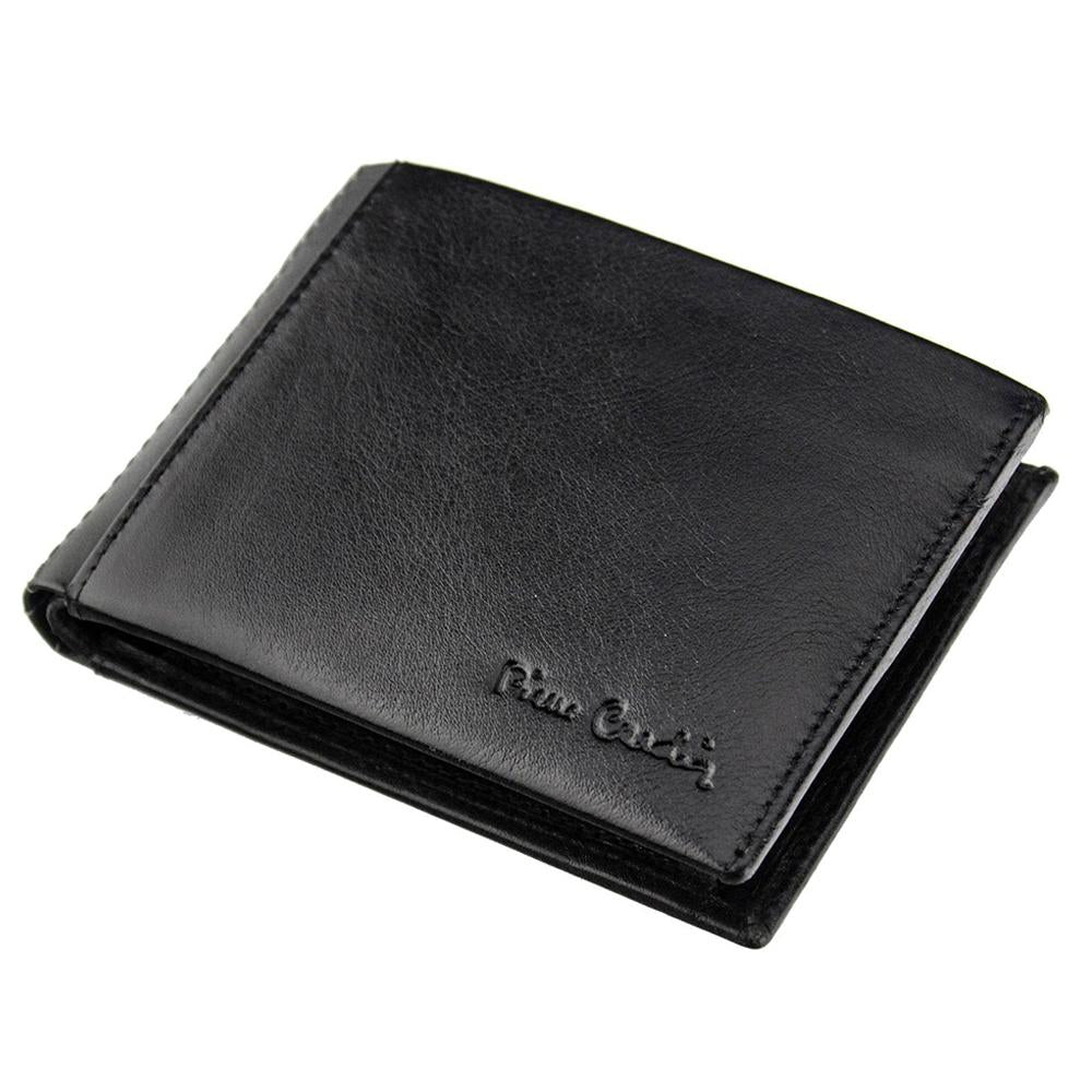 Pierre Cardin | GPB009 valódi bőr férfi pénztárca, Fekete - RFID védelemmel 2