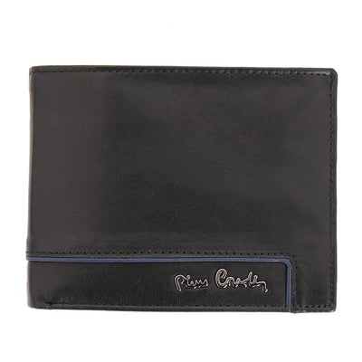 Pierre Cardin | GPB084 valódi bőr férfi pénztárca, Fekete - RFID védelemmel 1