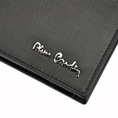 Pierre Cardin | GPB301 valódi bőr férfi pénztárca, Fekete - RFID védelemmel 4