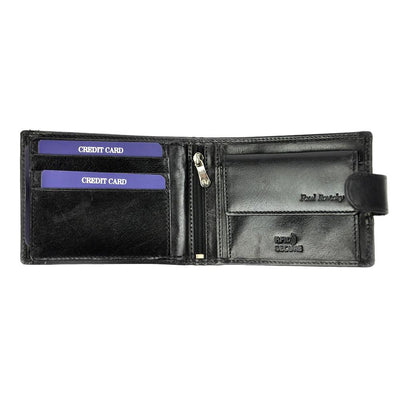 GPB590 valódi bőr férfi pénztárca, Fekete - RFID védelemmel 3