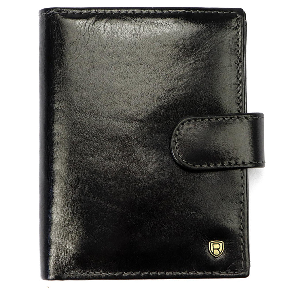 GPB714 valódi bőr férfi pénztárca, Fekete - RFID védelemmel 1