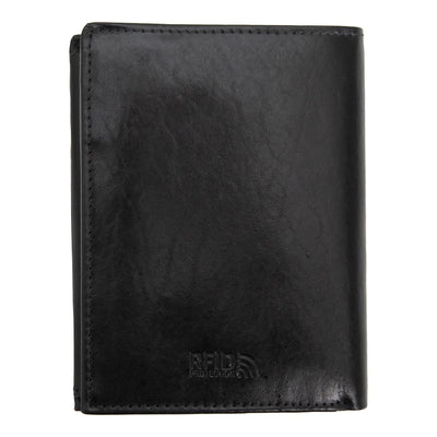 GPB744 valódi bőr férfi pénztárca, Fekete - RFID védelemmel 5
